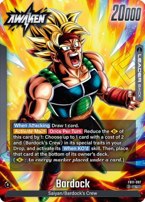 Bardock (FB11-097) (Alt Art) — Brightness of Hope FB11 preview card