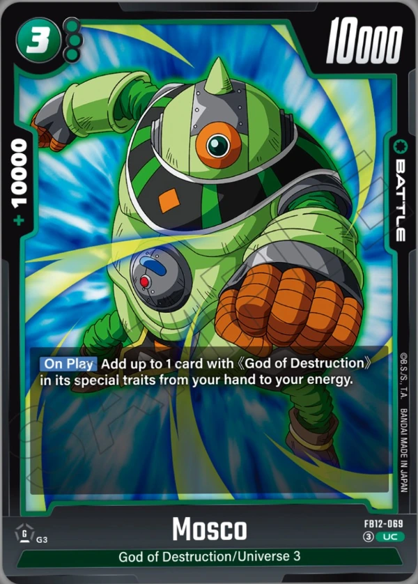 Mosco (FB12-069) — Reach the God FB12 preview card