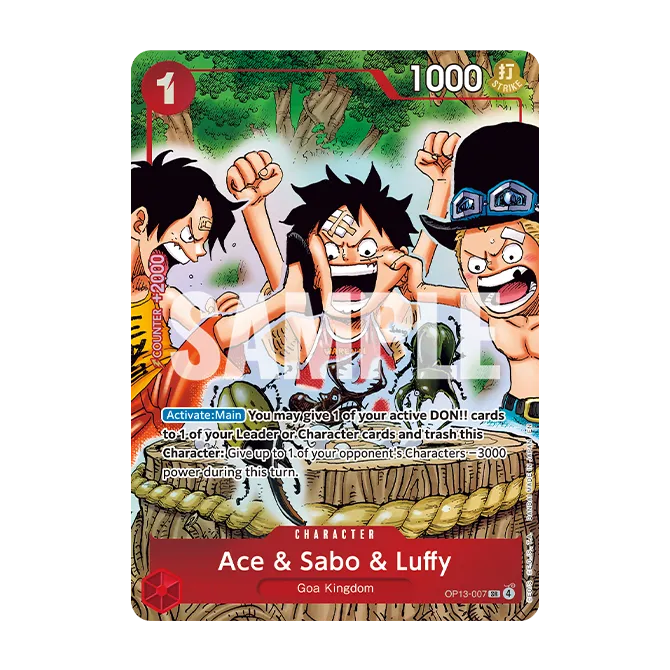 Preview 02 (#02) — Premium Card Collection -Ace & Sabo & Luffy- preview card