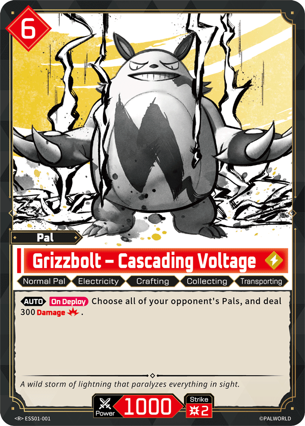 Grizzbolt – Cascading Voltage (ESS01-001) — Sleeve & Card Set Vol.1 ESS01 preview card