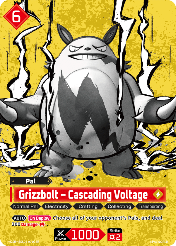 Grizzbolt – Cascading Voltage (ESS01-001OSR) — Sleeve & Card Set Vol.1 ESS01 preview card