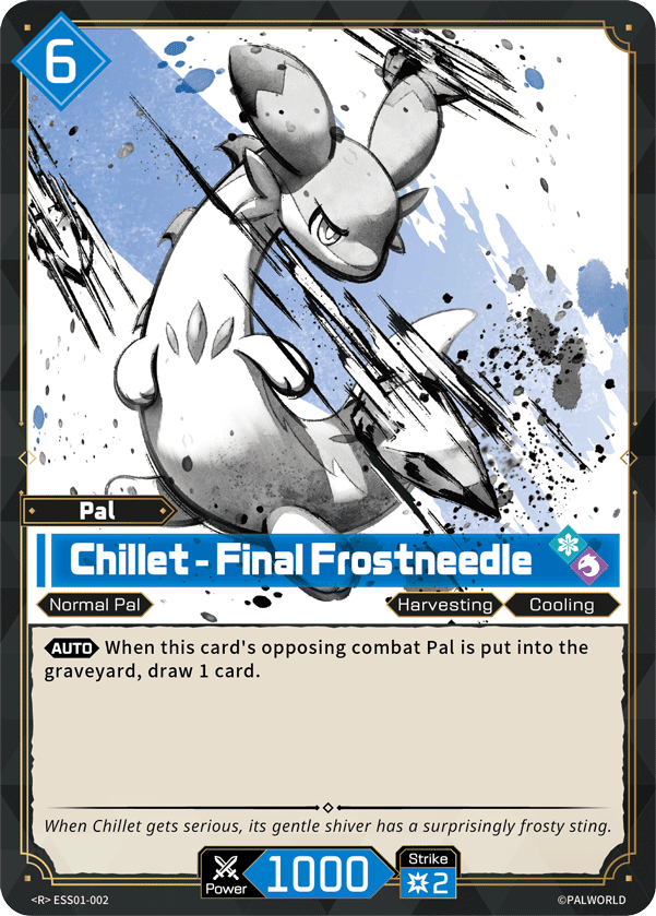 Chillet – Final Frostneedle (ESS01-002) — Sleeve & Card Set Vol.1 ESS01 preview card